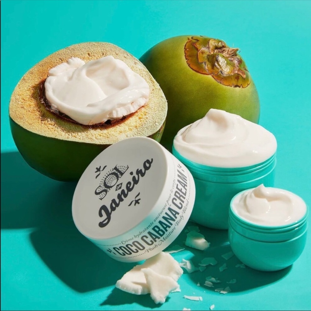 SOL DE JANEIRO Coco Cabana Cream Set of 2 NEW - Picture 4 of 9